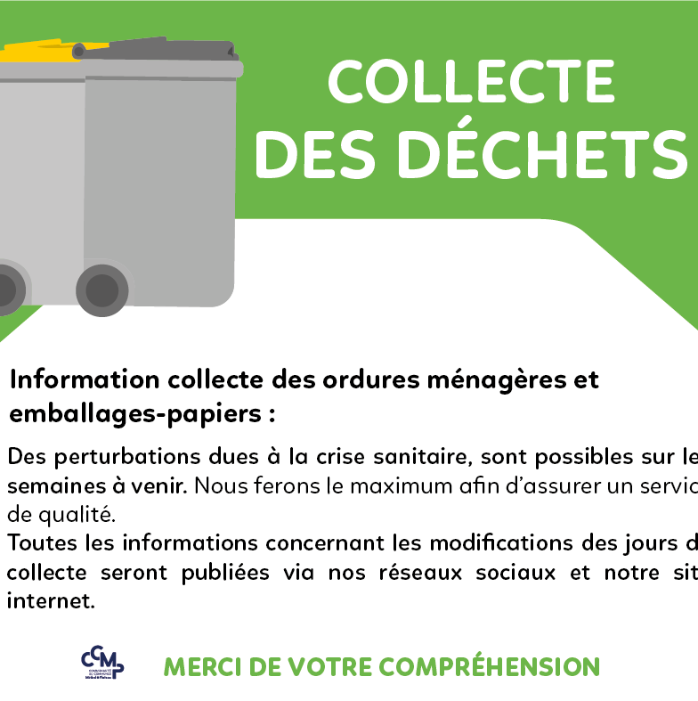 Information collecte des ordures ménagères et emballages-papiers