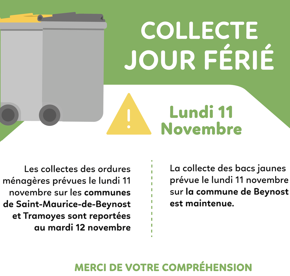 Jour Férié – Lundi 11 novembre 2024