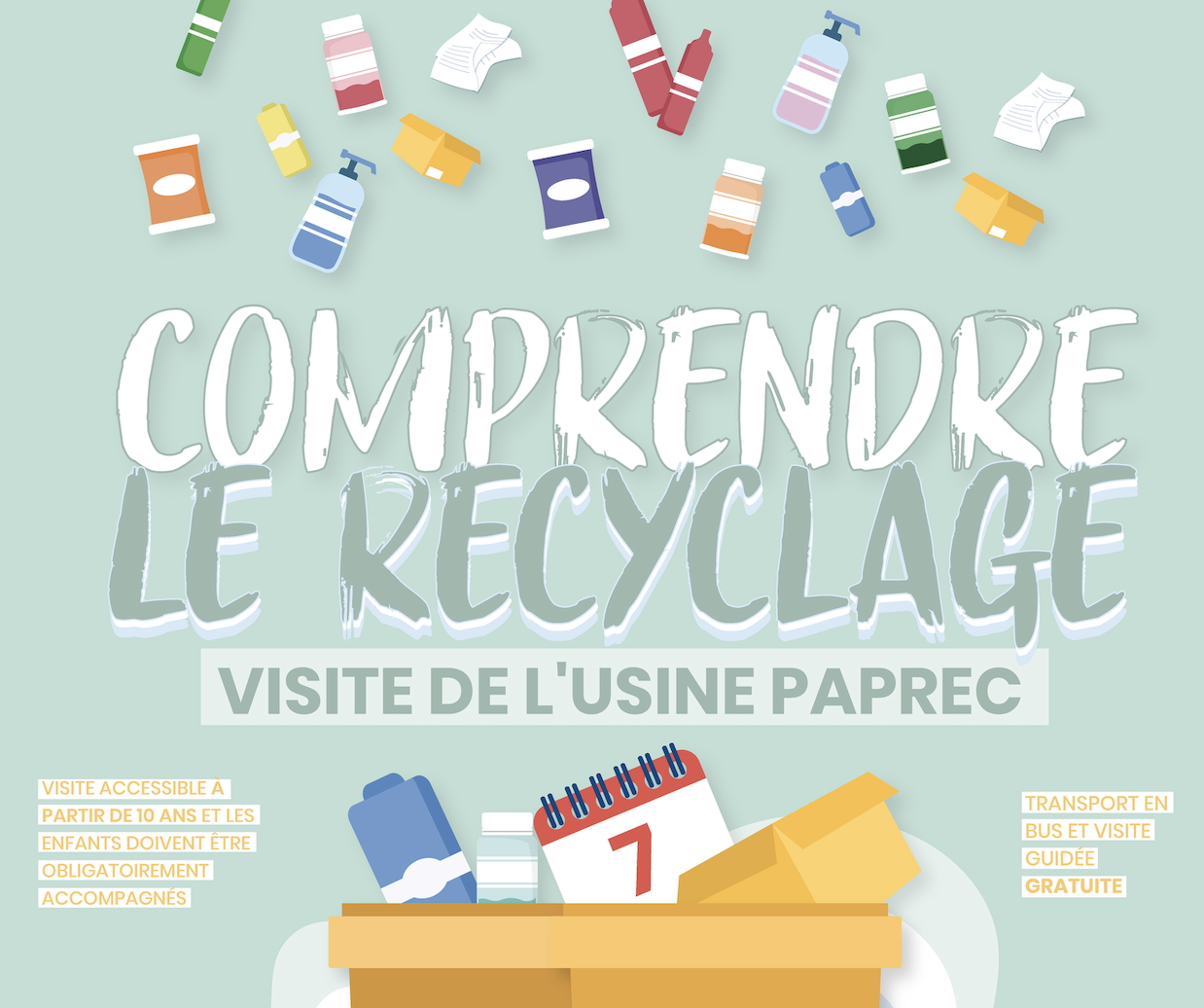Visite de l’usine PAPREC – comprendre le recyclage