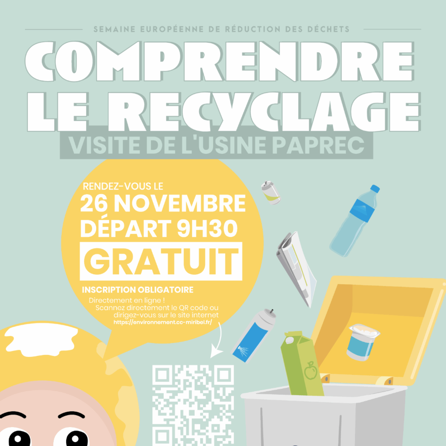 Visite de l’usine PAPREC – Comprendre le recyclage