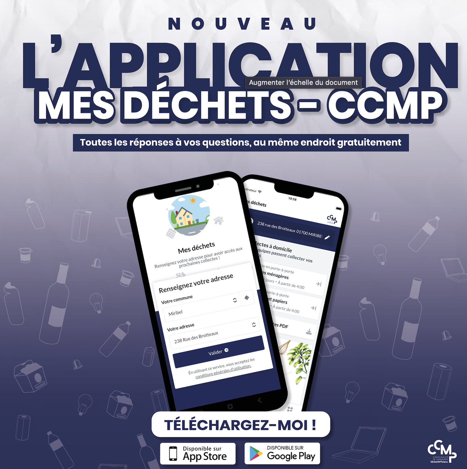 Nouveau : une appli gratuite pour vos déchets !